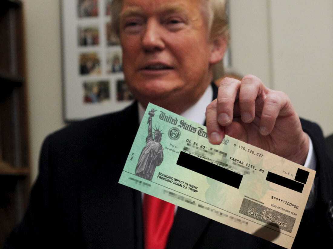 Trump Keep Protesting No Stimulus Blank Meme Template