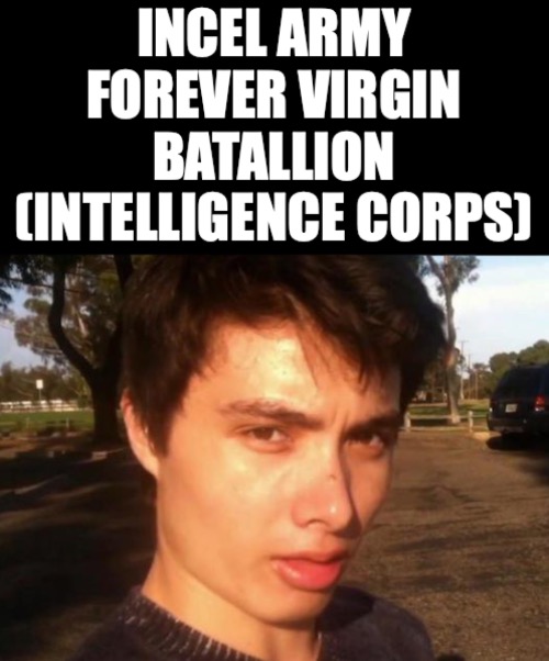 INCEL Army (F0rever V1rgin) | image tagged in incel,martyr,bluepill,redpill,purplepill | made w/ Imgflip meme maker