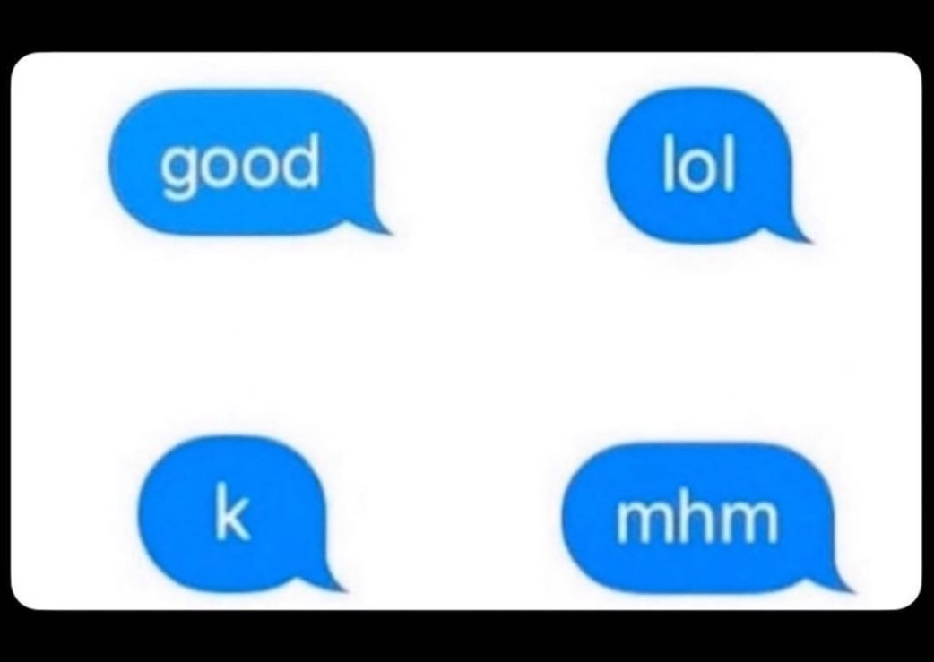 Mad Text Response Blank Meme Template