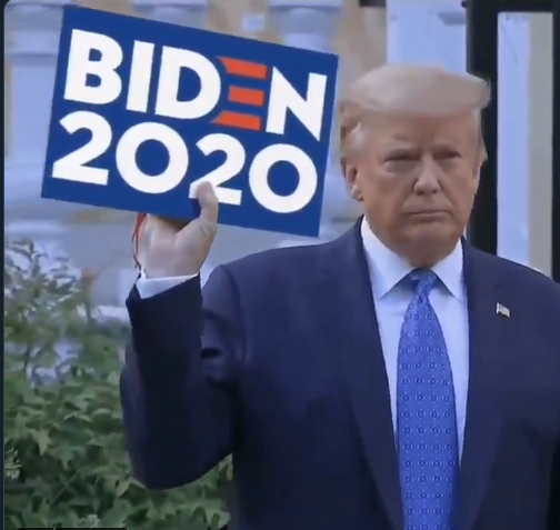 High Quality Trump for Biden Blank Meme Template