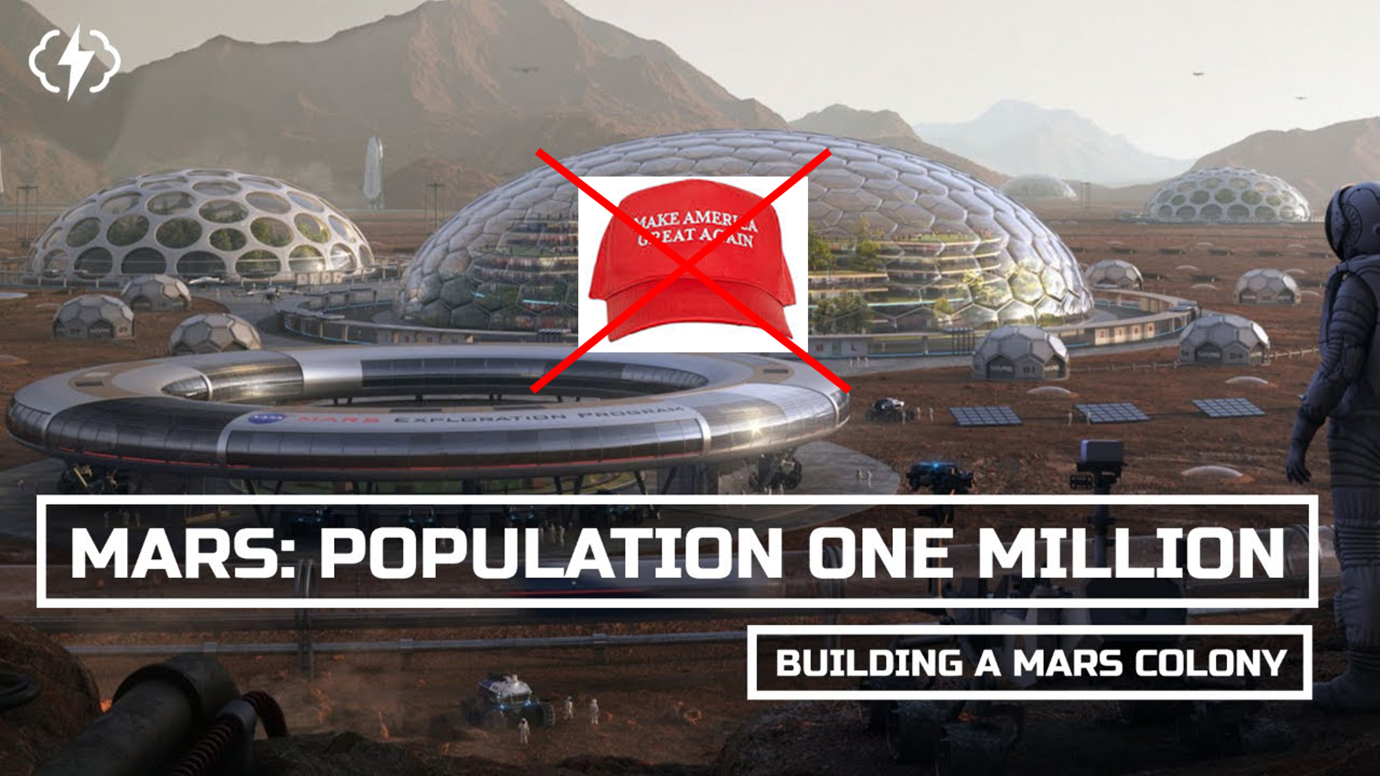 MAGA-FREE MARS COLONY Blank Meme Template