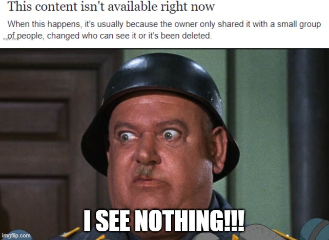 Update For You Facebook Moderators I SEE NOTHING!!! image tagged in memes,f...