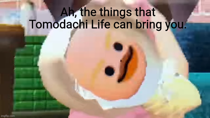 What has happened in Tomodachi Life | Ah, the things that Tomodachi Life can bring you. | image tagged in life | made w/ Imgflip meme maker