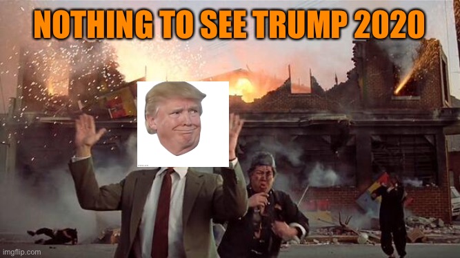 NOTHING TO SEE TRUMP 2020 | made w/ Imgflip meme maker