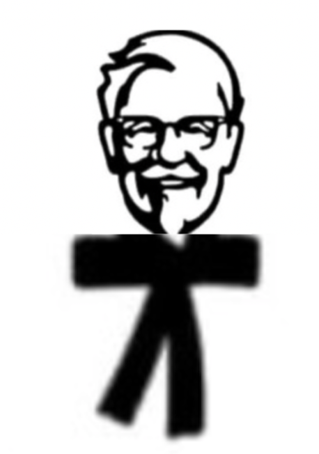 High Quality KFC Big Body Blank Meme Template