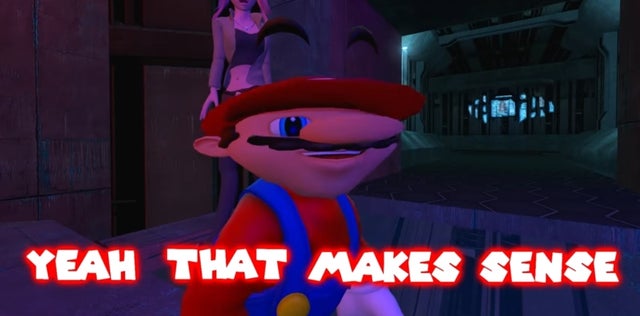 High Quality Mario that make sense Blank Meme Template