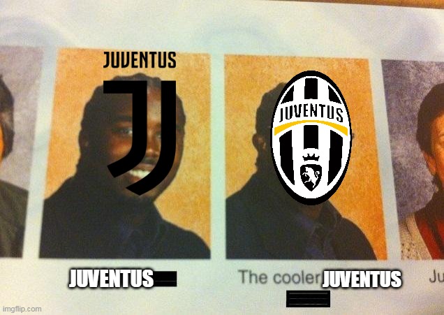 Juventus vs Juventus | JUVENTUS; JUVENTUS | image tagged in the cooler daniel,juventus,soccer | made w/ Imgflip meme maker