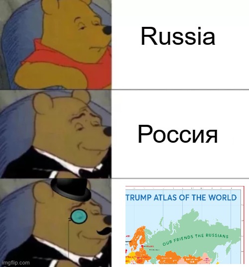 Fancy pooh | Russia; Россия | image tagged in fancy pooh | made w/ Imgflip meme maker