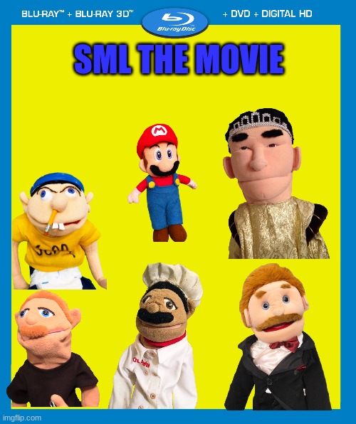 The sml movie is being delayed for a years but idk when it comes out so i made this | SML THE MOVIE | image tagged in transparent dvd case,sml,jeffy,mario | made w/ Imgflip meme maker