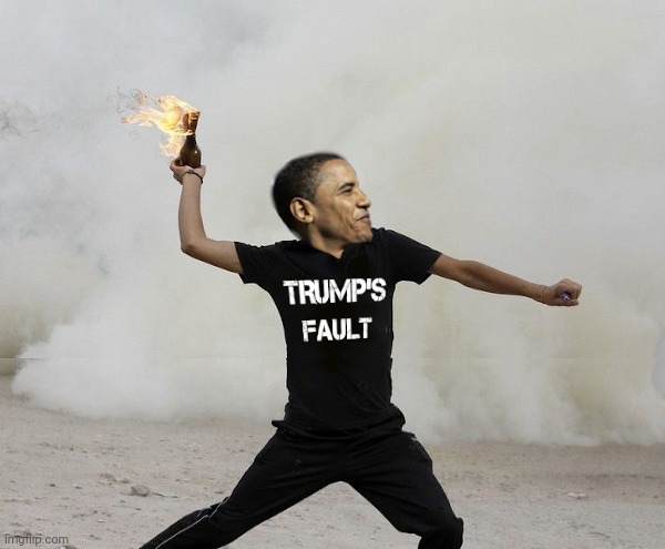 Hussein Obama | image tagged in antifa,barack obama,looters | made w/ Imgflip meme maker