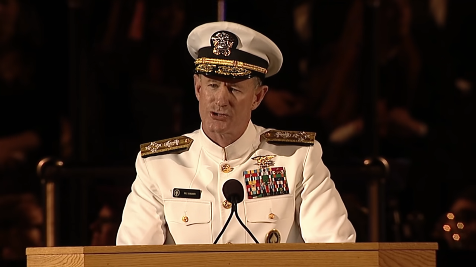 Admiral William H. McRaven Blank Meme Template