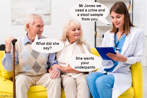 Giving a sample | image tagged in hospital | made w/ Imgflip meme maker