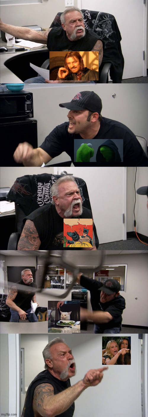 Memes within memes, American Chopper edition | image tagged in memes,american chopper argument | made w/ Imgflip meme maker