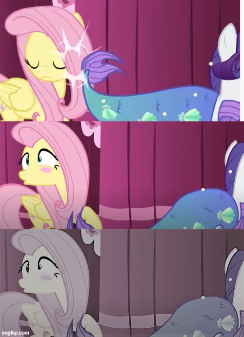 My Traumatic Experience Template | image tagged in anxiety,my little pony,sudden realization | made w/ Imgflip meme maker