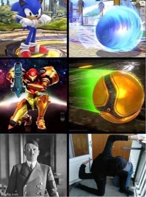 His true form! | image tagged in funny,sonic,true,form,hitler,so true memes | made w/ Imgflip meme maker