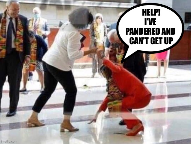 HELP!
I’VE 
PANDERED AND 
CAN’T GET UP | made w/ Imgflip meme maker