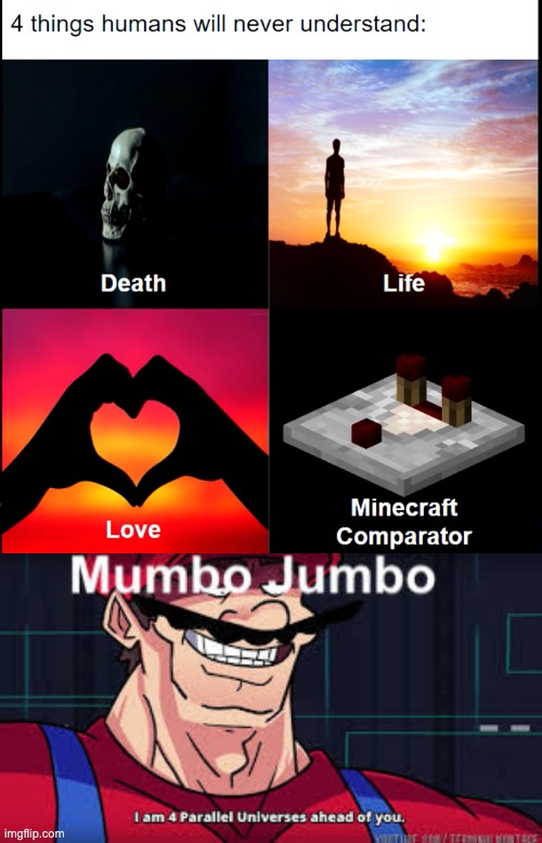 Mumbo Jumbo | image tagged in minecraft | made w/ Imgflip meme maker