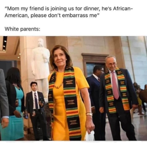 Cultural Appropriation | image tagged in cultural appropriation,cultural misappropriation,liberal lunacy,liberal hypocrisy,nancy pelosi is crazy,nancy pelosi wtf | made w/ Imgflip meme maker