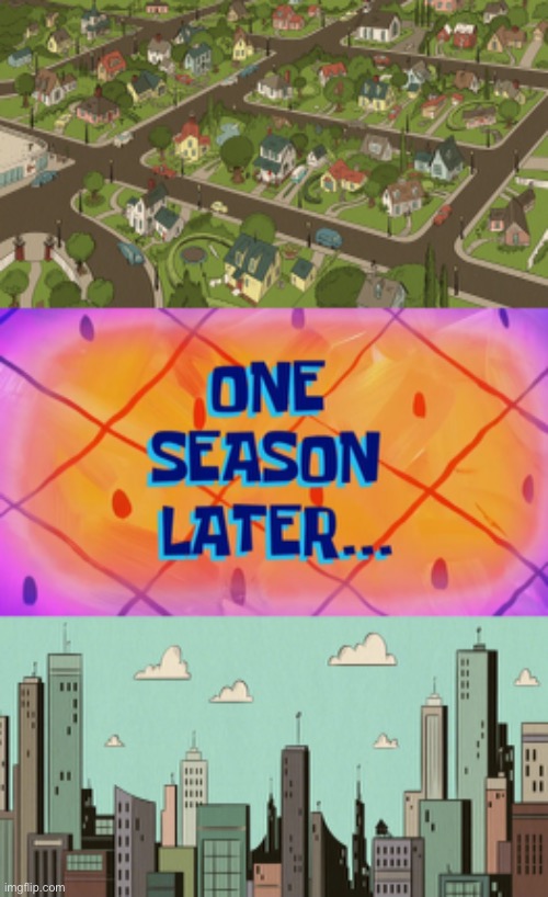 Location of Ronnie Anne Santiago | image tagged in one season later,the loud house,the casagrandes,memes,spongebob | made w/ Imgflip meme maker