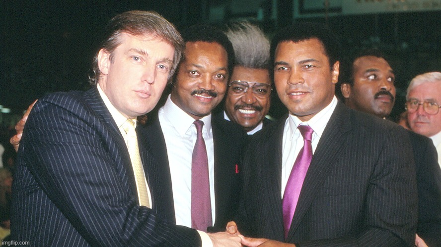 Racist,Don king, Ali and Trump | image tagged in racist don king ali and trump | made w/ Imgflip meme maker