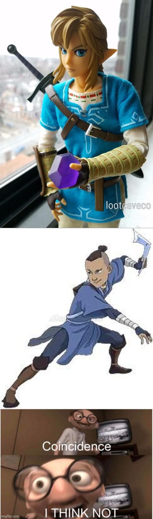 image tagged in coincidence i think not,avatar,avatar the last airbender,legend of zelda,link | made w/ Imgflip meme maker