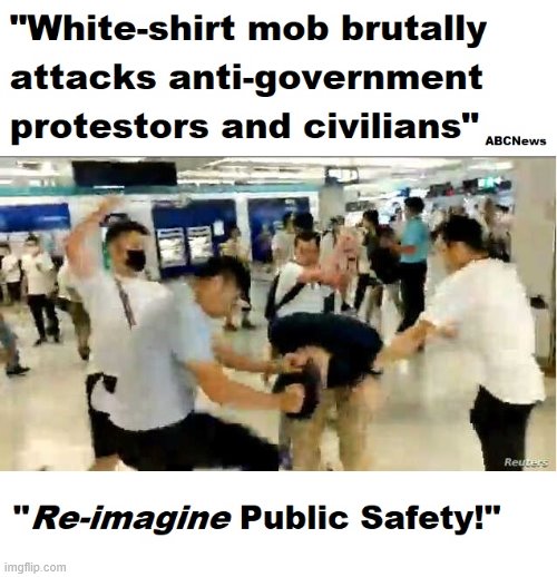 Reimagine Public Safety | image tagged in defund police,reimagine public safety | made w/ Imgflip meme maker