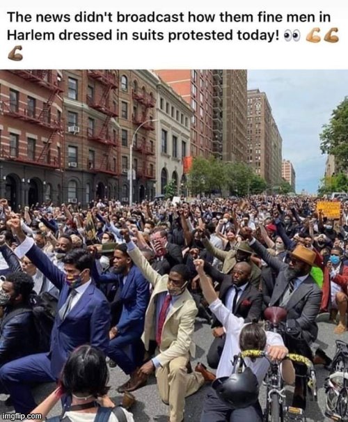 Well-played, guys. Classy. | image tagged in classy,stay classy,suits,protest,protesters,black lives matter | made w/ Imgflip meme maker