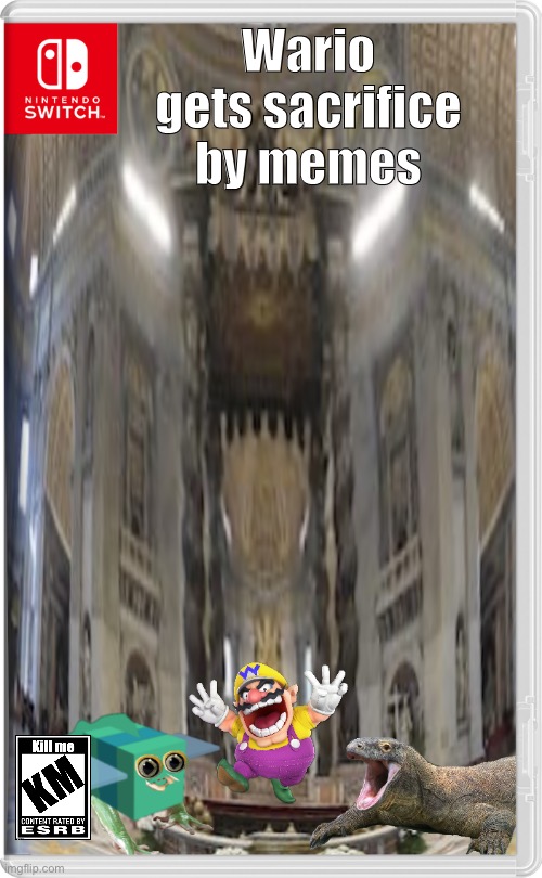 A | Wario gets sacrifice by memes | made w/ Imgflip meme maker