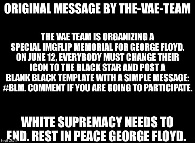 Urgent! | ORIGINAL MESSAGE BY THE-VAE-TEAM | image tagged in memes | made w/ Imgflip meme maker