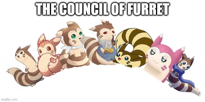 THE COUNCIL OF FURRET | made w/ Imgflip meme maker