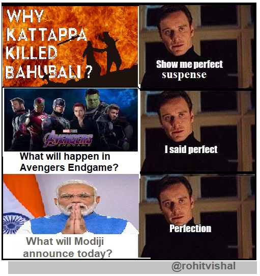 Modi 8 pm Blank Meme Template