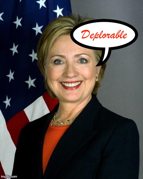 Hillary Deplorable Blank Meme Template