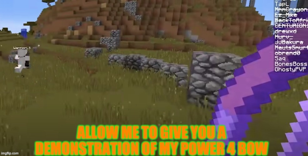 Power 4 bow | image tagged in power 4 bow | made w/ Imgflip meme maker