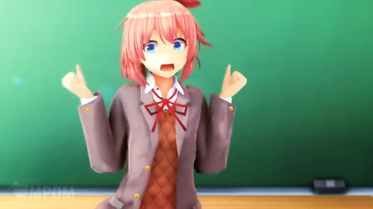 High Quality Shocked Sayori Blank Meme Template