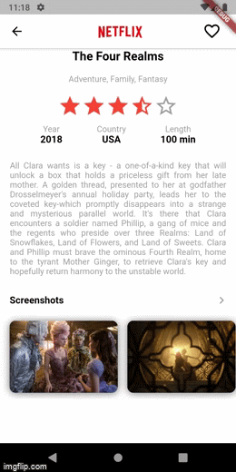 Detail page CustomScrollView