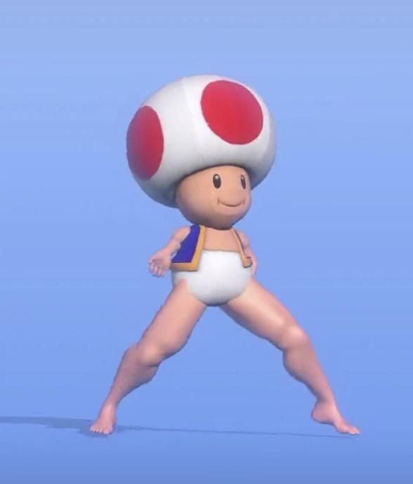 High Quality Dancer toad Blank Meme Template