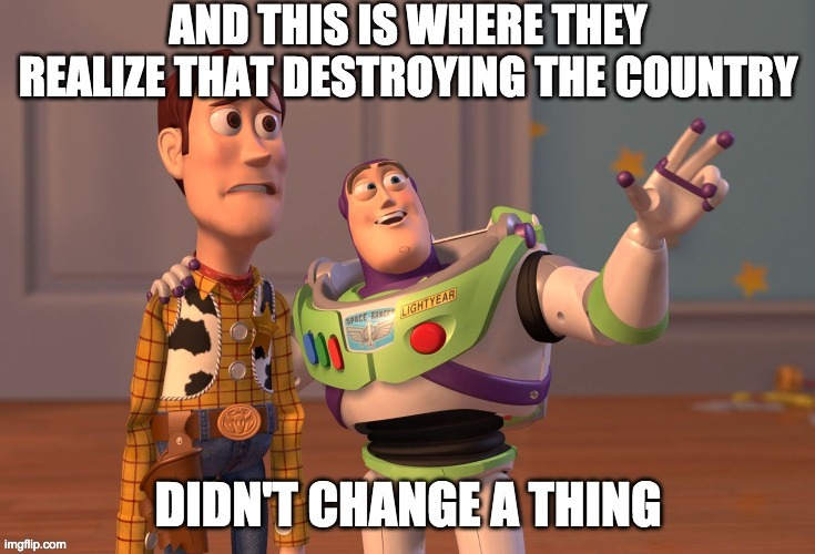 Sorry guys | image tagged in blm,riots,looting,toy story | made w/ Imgflip meme maker