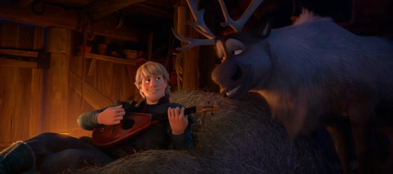 Kristoff Sven Frozen Reindeer are better than people Blank Meme Template