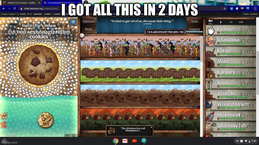 I GOT ALL THIS IN 2 DAYS | image tagged in fun | made w/ Imgflip meme maker