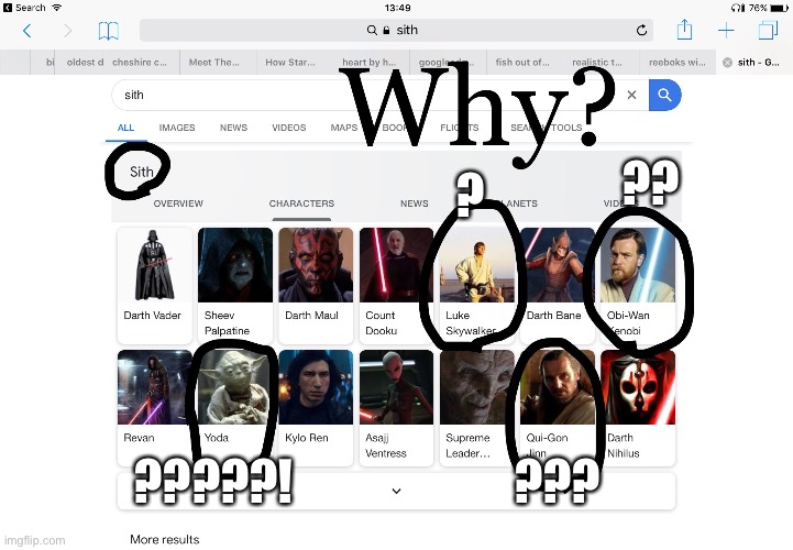 Is everyone a sith? | ?? ? ??? ?????! | image tagged in sith,star wars | made w/ Imgflip meme maker