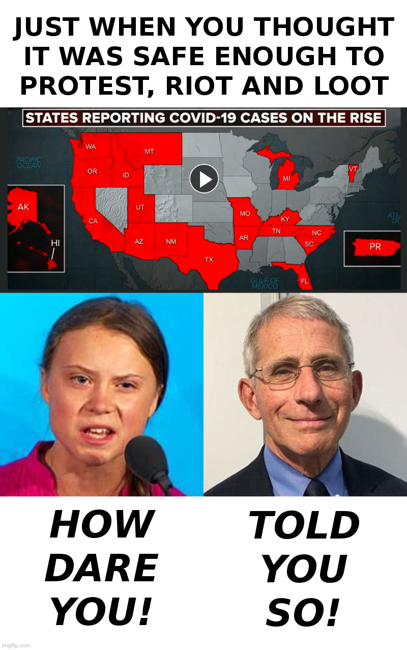 Just When You Thought It Was Safe Enough | image tagged in coronavirus,lockdown,forever,liberals,greta thunberg,fauci | made w/ Imgflip meme maker