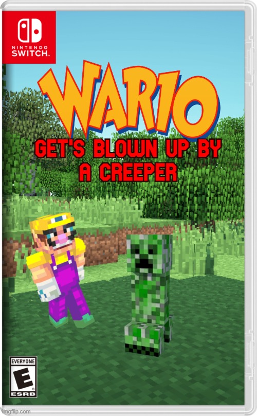 "Hahaha!" *Punches Creeper*"OH MY GOD- WAAAH" | made w/ Imgflip meme maker