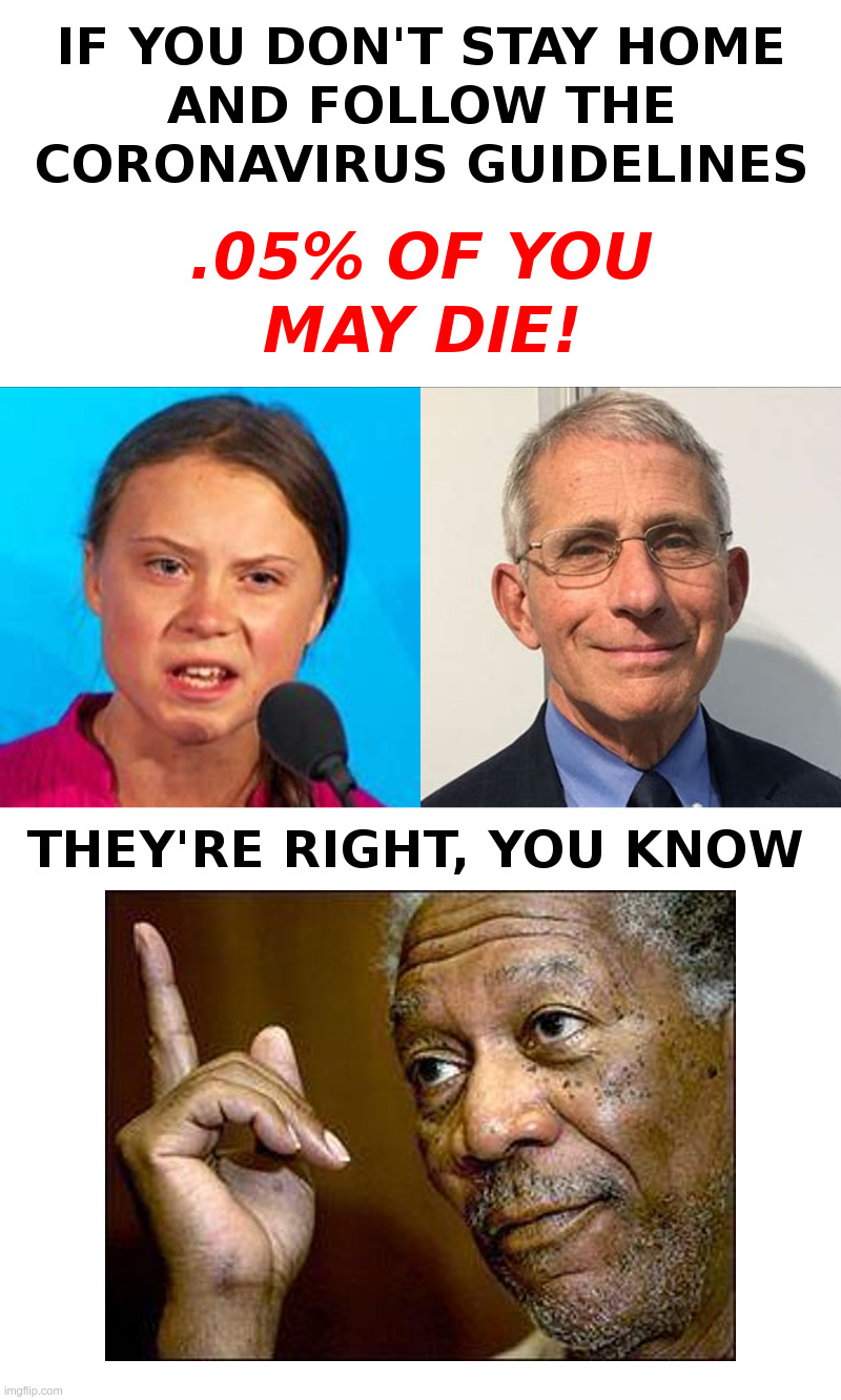 If You Don't Stay Home, You May Die | image tagged in coronavirus,lockdown,forever,liberals,greta thunberg,fauci | made w/ Imgflip meme maker