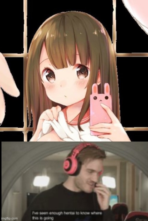 where is this going | image tagged in hentai,pewdiepie,pewds,anime | made w/ Imgflip meme maker