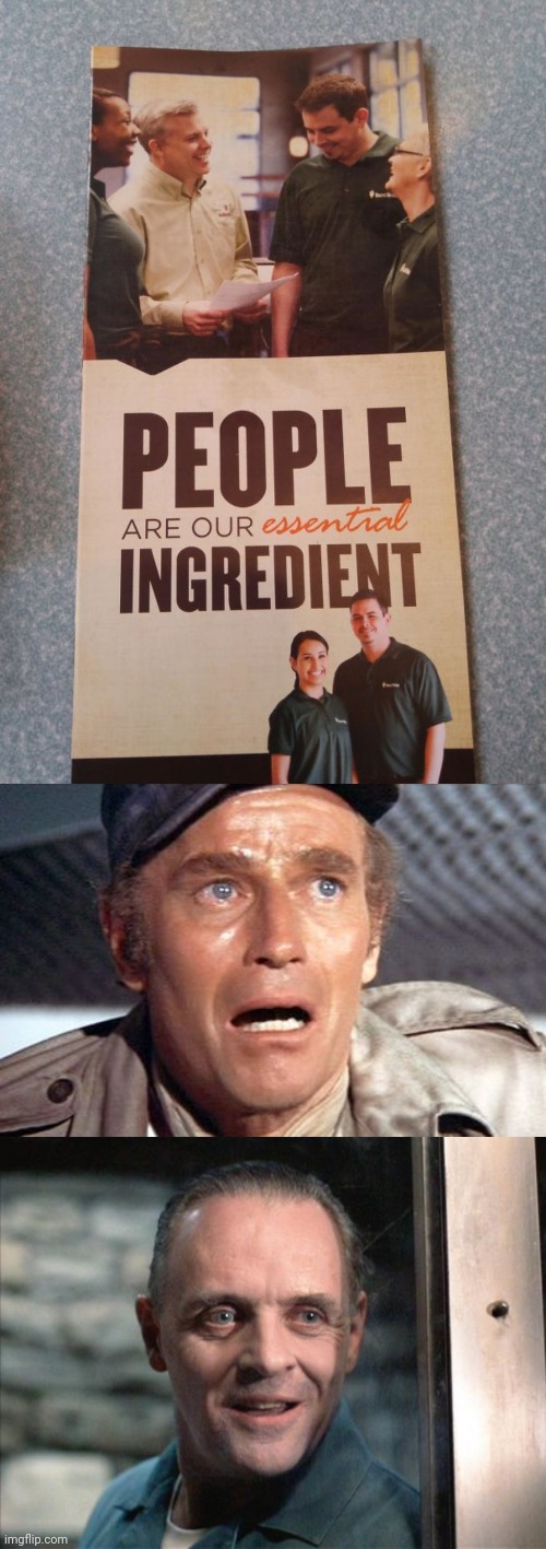 How to serve people | image tagged in hannibal lecter,soylent green,funny,cannibal,memes | made w/ Imgflip meme maker