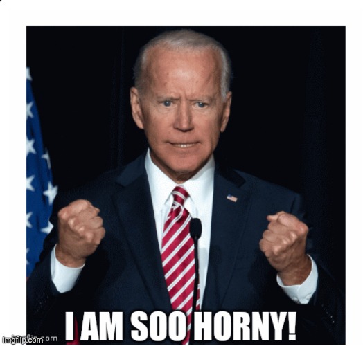 Horny biden | image tagged in joe biden,donald trump,funny memes,2020 elections,grumpy old men,horny | made w/ Imgflip meme maker