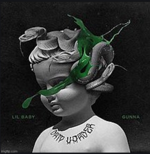 Drip Harder 2 Album Cover Gunna | image tagged in drip harder 2 album cover gunna | made w/ Imgflip meme maker