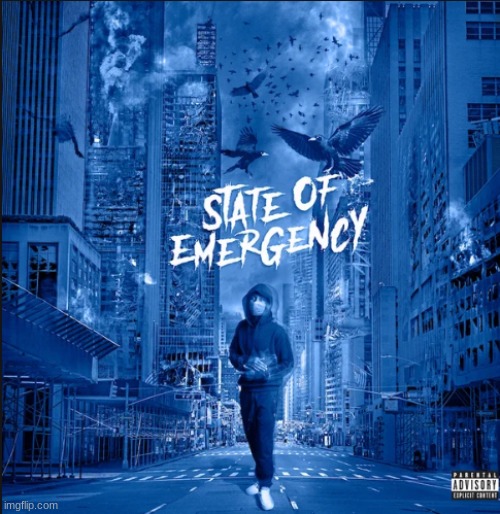 State Of Emergency Album Cover Lil Tjay | image tagged in state of emergency album cover lil tjay | made w/ Imgflip meme maker
