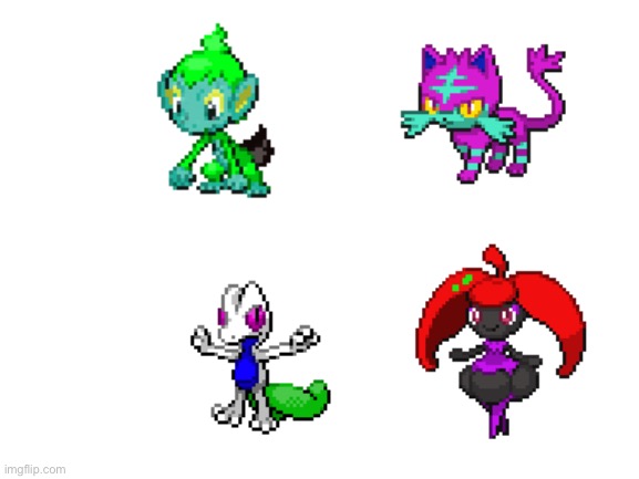 Miscolored pokemon | image tagged in pokemon,wrong color | made w/ Imgflip meme maker
