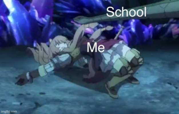 I have thousands of assignments due | image tagged in anime | made w/ Imgflip meme maker
